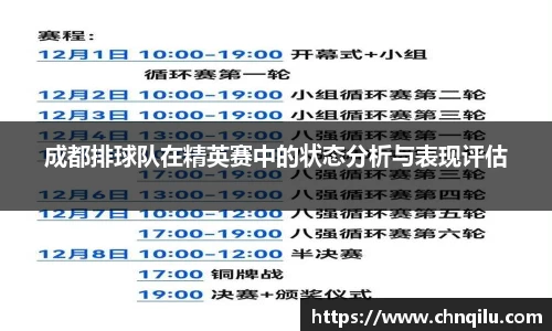 成都排球队在精英赛中的状态分析与表现评估