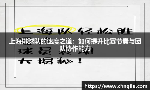 上海排球队的速度之道：如何提升比赛节奏与团队协作能力