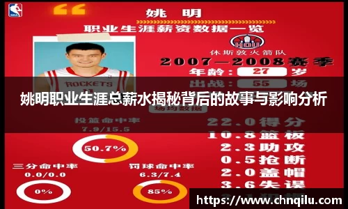 姚明职业生涯总薪水揭秘背后的故事与影响分析